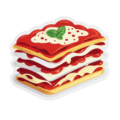Leckere Lasagne sticker