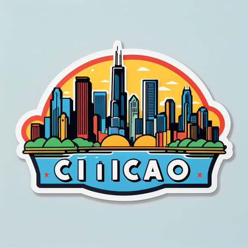 cidade de Chicago sticker