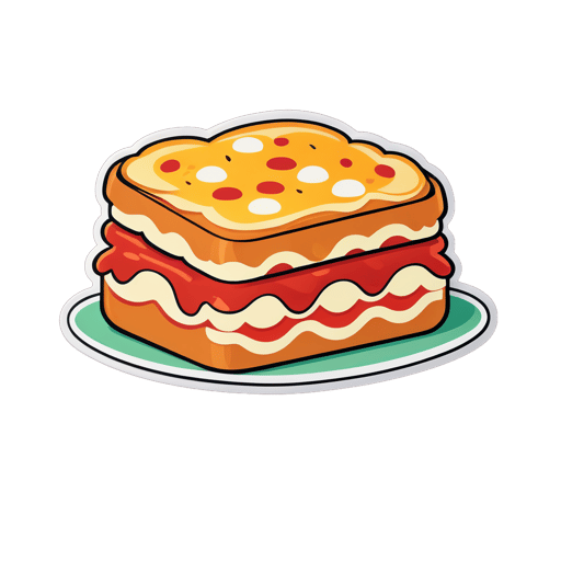 cute Lasagna sticker