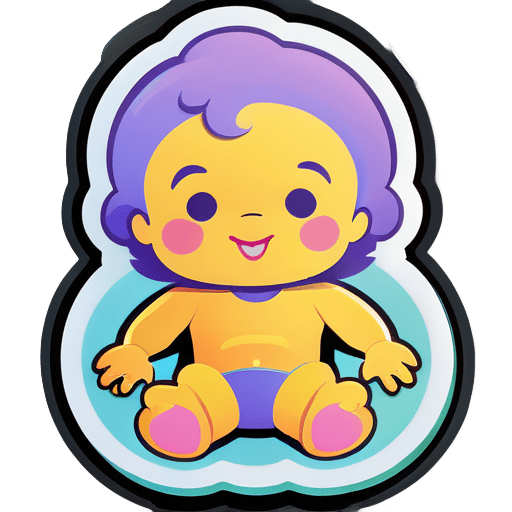bebê sticker