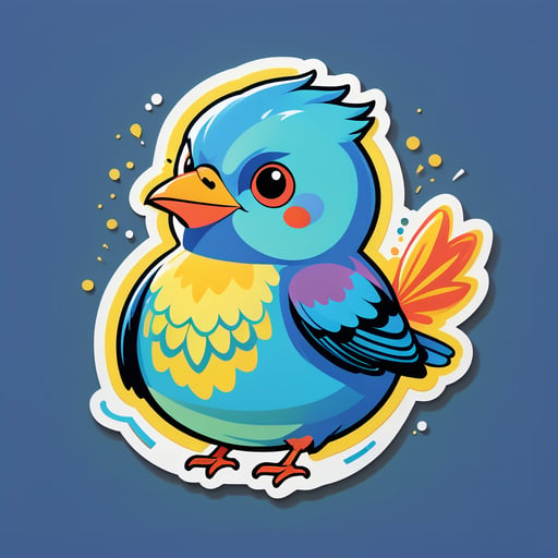 Chirping Bird sticker