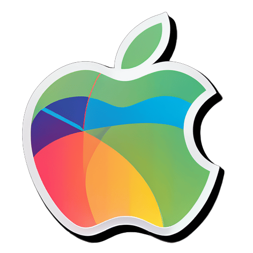 apple logo sticker