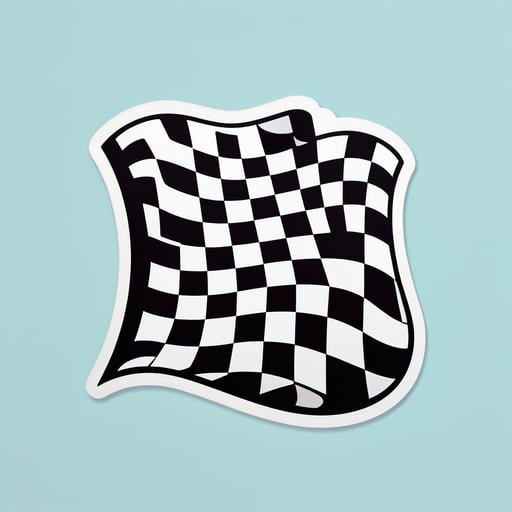 Checkered Flag sticker