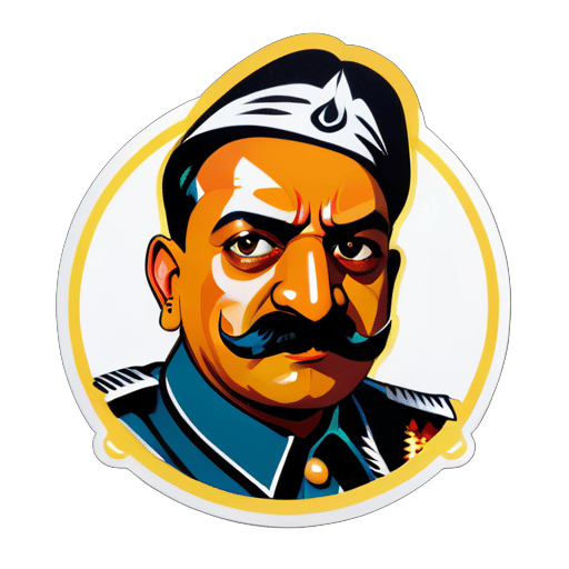indischer Adolf Hitler sticker