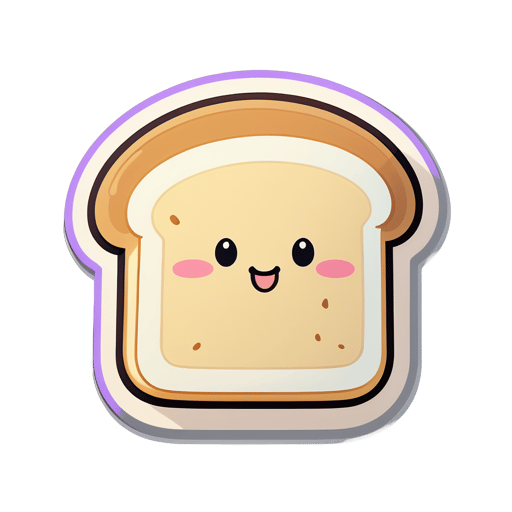 Toast mignon sticker