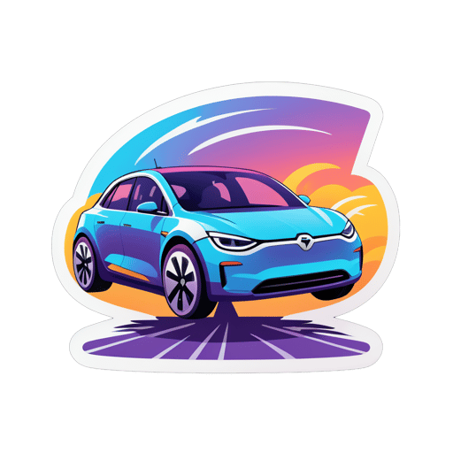 Electric Car sticker