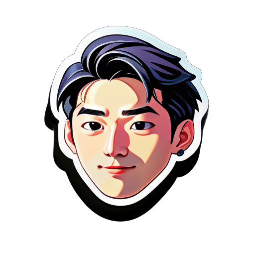 Schatten Sung Jin Woo Vektor sticker