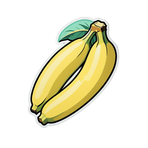 Frische Banane sticker