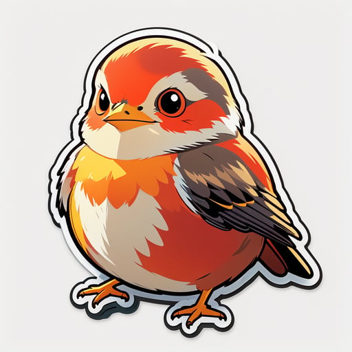 Meme 'Radiant Robin' sticker
