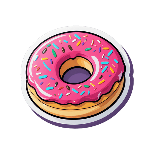 Delicious Donut sticker