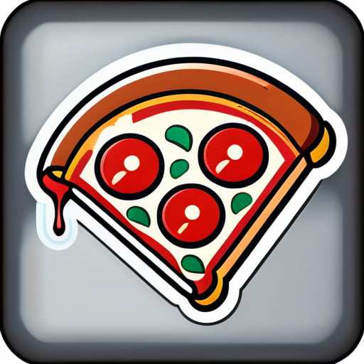 Pizza deliciosa sticker
