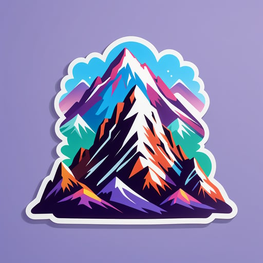 Majestic Mountain sticker