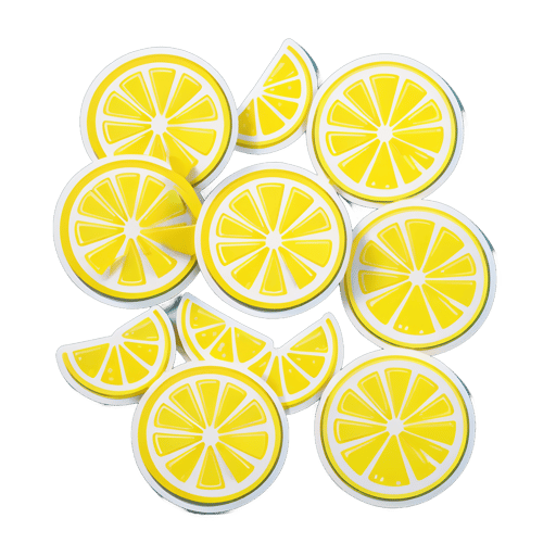 Lively Lemon Slices sticker