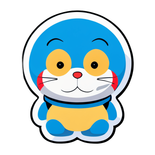 doraemon 
 sticker