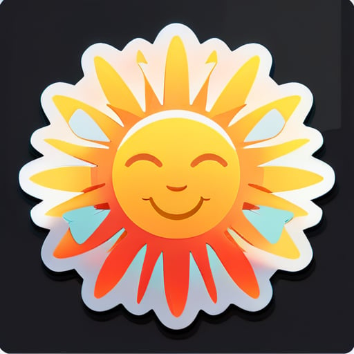 sun sticker