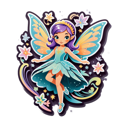 Enchanting Fairy sticker