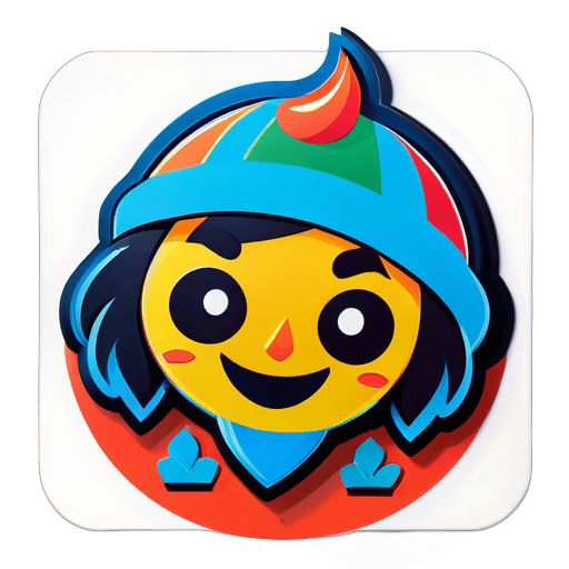 give logo for paper toy company which is in bhopal Elegua sticker