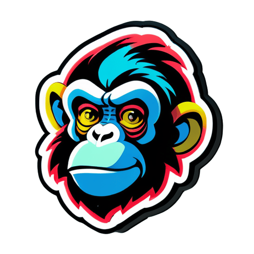 원숭이 sticker