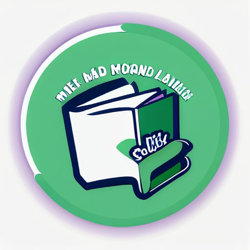 Make a difference MAD reading club sticker