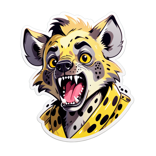Meme Hyena Hối Hận sticker