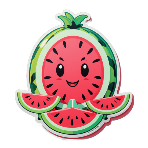Jolly Watermelon sticker