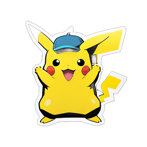 joder pikachu sticker