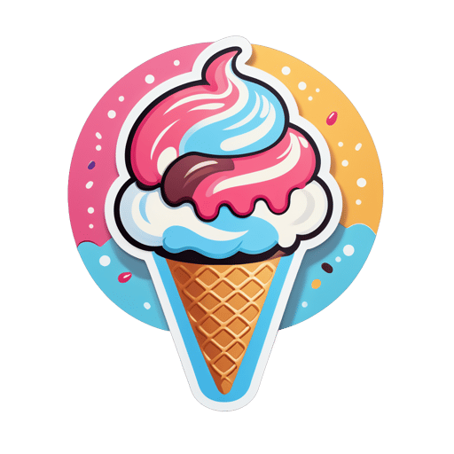Delicious Ice Cream sticker