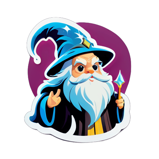 Wise Wizard sticker