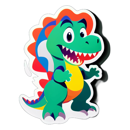 Danny Dinosaur sticker