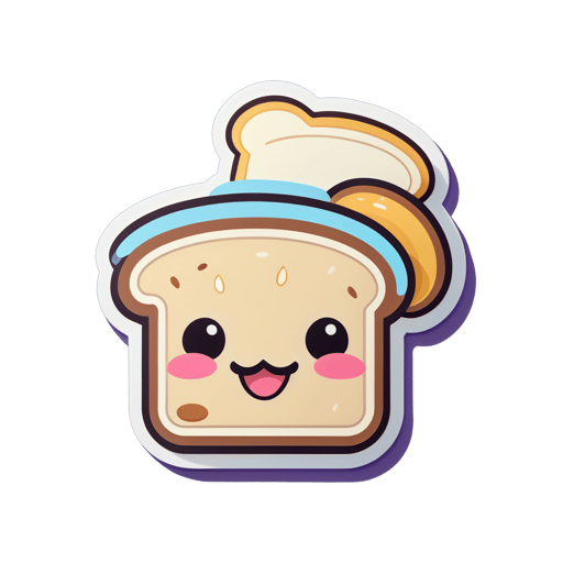 Leckeres Toast sticker