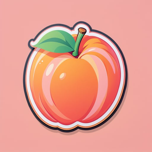 Delicious Peach sticker