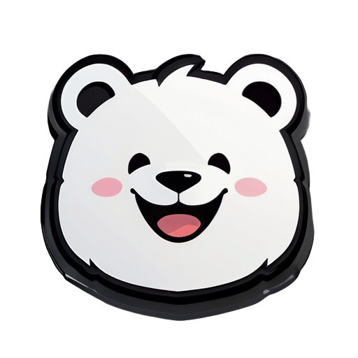 微笑的白熊 sticker
