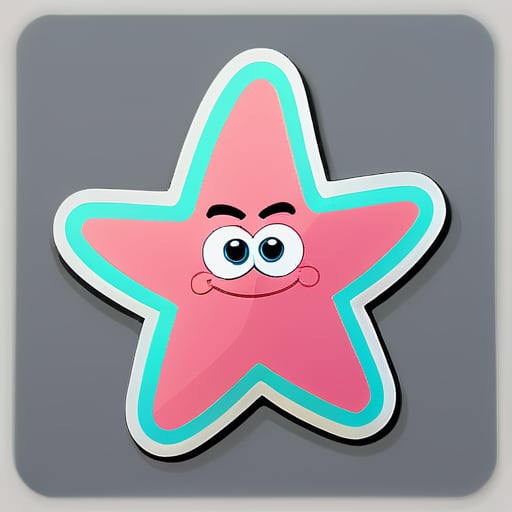 a Patrick Star sticker