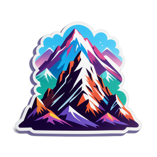 Majestic Mountain sticker