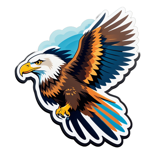 'Aufsteigender Adler' sticker