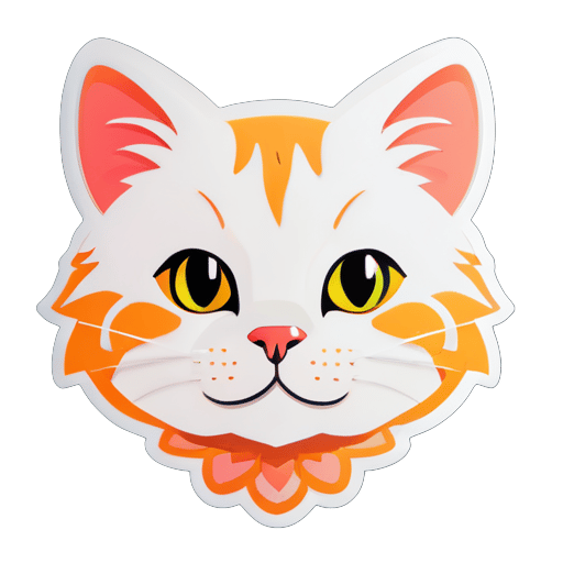 lovely cat sticker