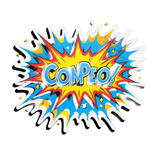 Classic Comic Book Onomatopoeia sticker