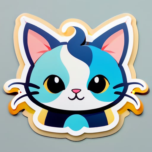 '可爱的猫咪' sticker