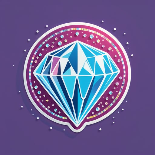 Sparkling Diamond sticker