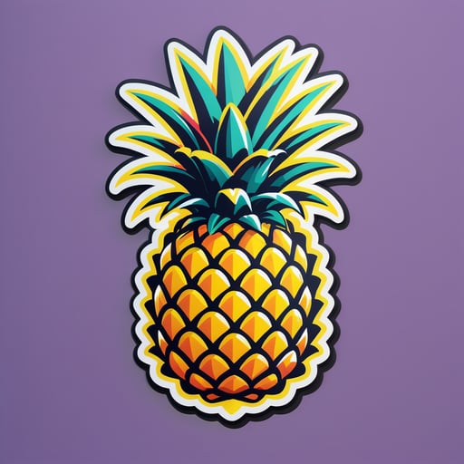Delicious Pineapple sticker