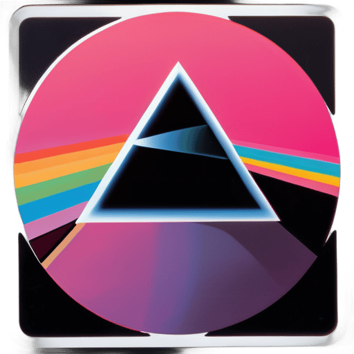 Pink Floyd album the dark side of the moon  sticker