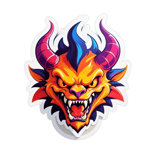 Radiant Jersey Devil sticker