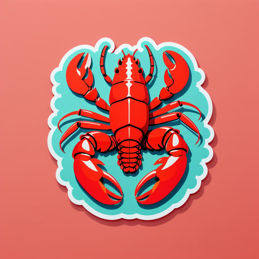 Delicious Lobster sticker
