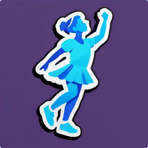A person dancing sticker
