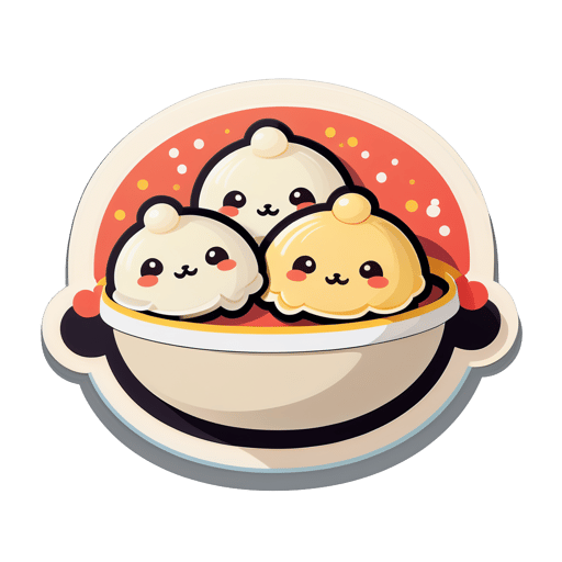 Dumplings lindos sticker