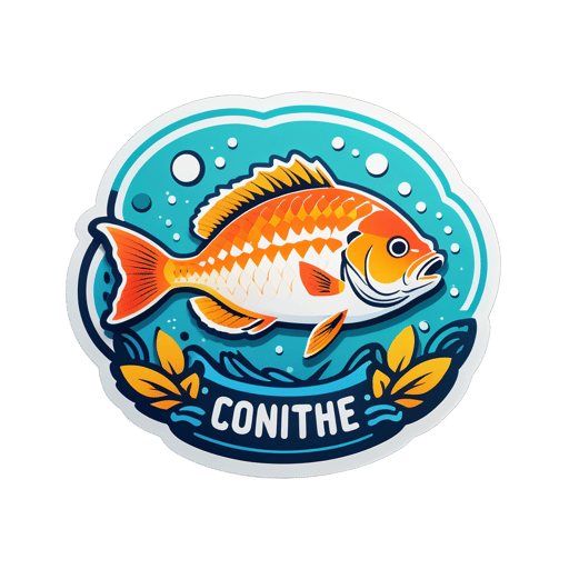 Delicious Fish sticker