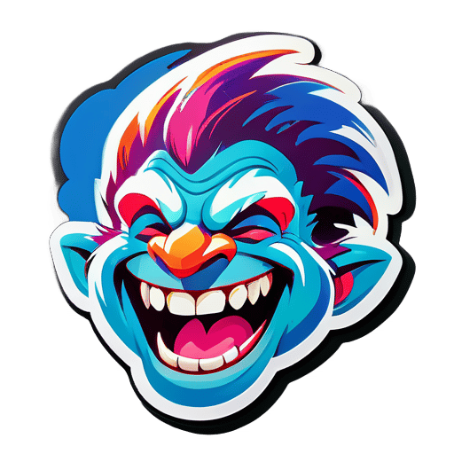 Troll cười sticker