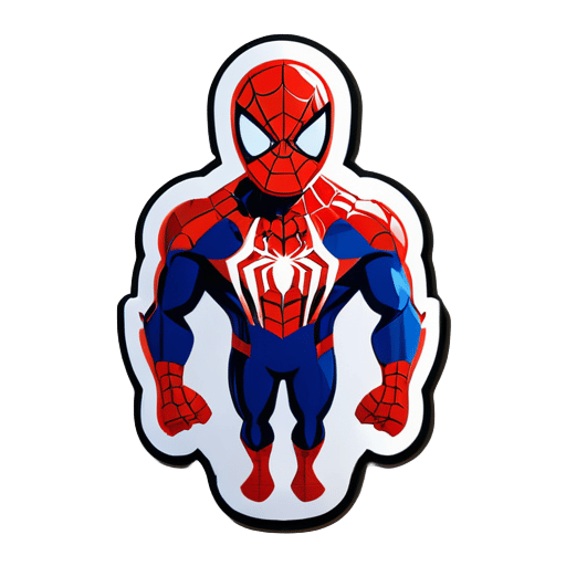 the weekend in spider man suit
 sticker