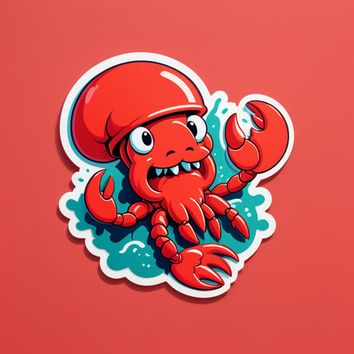 Nostalgic Lobster Meme sticker
