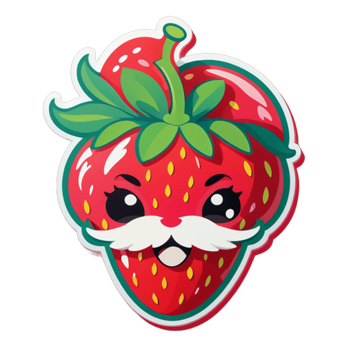Sassy Strawberry sticker